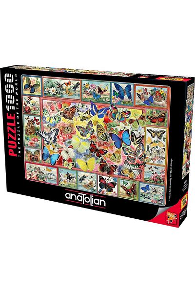 Anatolian Anatolian puzzle - Barbara Behr: Lots of Butterflies, 1000 pieces