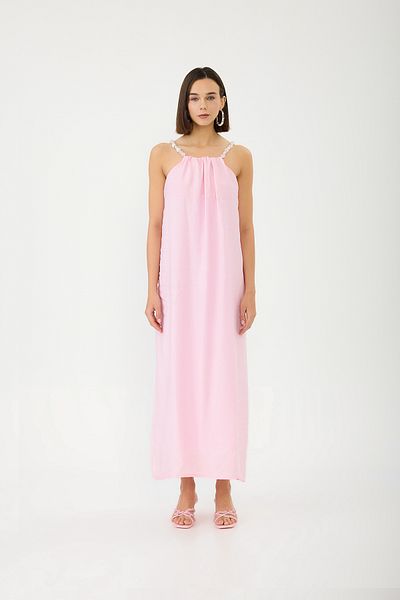 SEVİLEN Rochie cu bretele cu margele