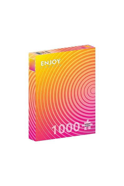 Enjoy Puzzle 1000 pieces Enjoy - Circle Gradient Number Two