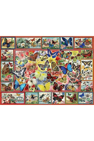 Anatolian Anatolian puzzle - Barbara Behr: Lots of Butterflies, 1000 pieces