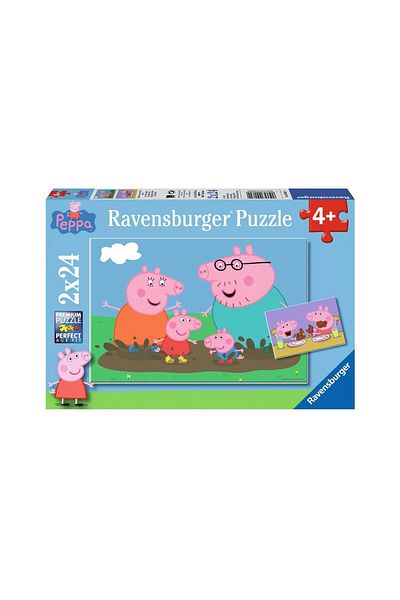 RAVENSBURGER Ravensburger Puzzle - Peppa Pig, 2x24 pieces