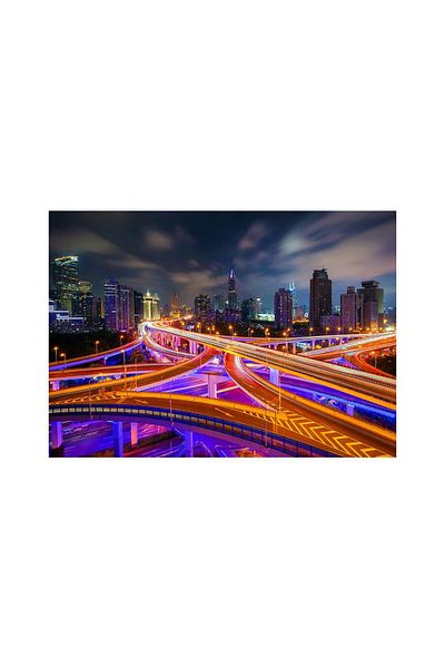 Enjoy Puzzle 1000 pieces Enjoy - Shanghai Downtown at Night