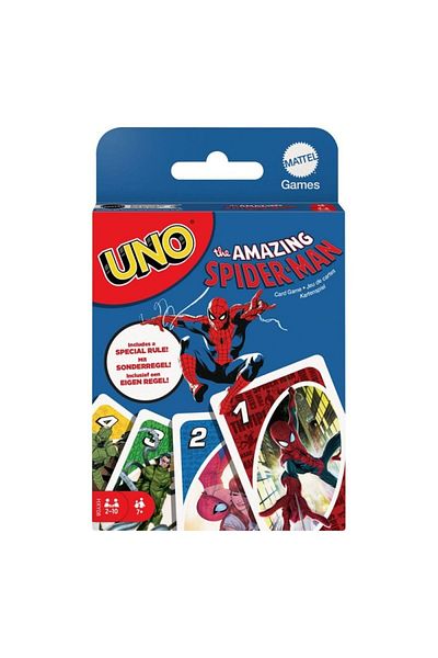 mattel The Amazing Spider-Man Card Game UNO