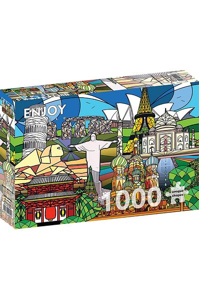 Enjoy Puzzle 1000 pieces ENJOY - World Landmarks