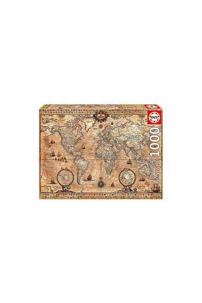 EDUCA Puzzle Educa - Map of the World, 1000 pieces