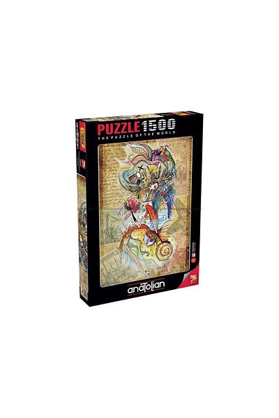 Anatolian Anatolian puzzle - Circassian Girl Taveling the World, 1500 pieces