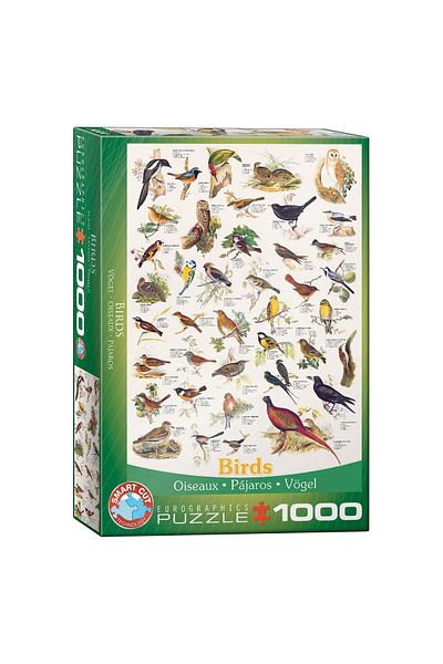 Eurographics Puzzle Eurographics - Birds, 1000 pieces