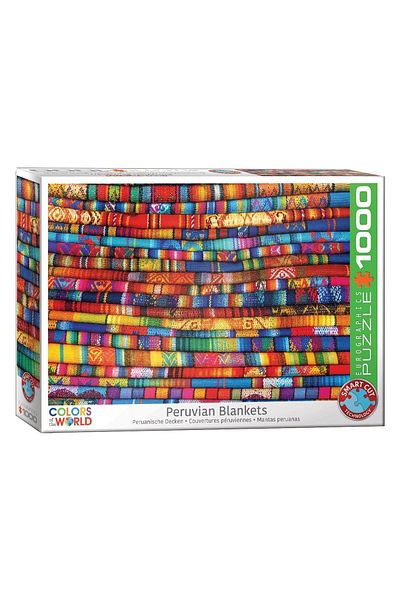 Eurographics Puzzle Eurographics - Peruvian Blankets, 1000 pieces