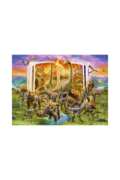 RAVENSBURGER Ravensburger Puzzle - Dino Dictionary, 300 pieces XXL