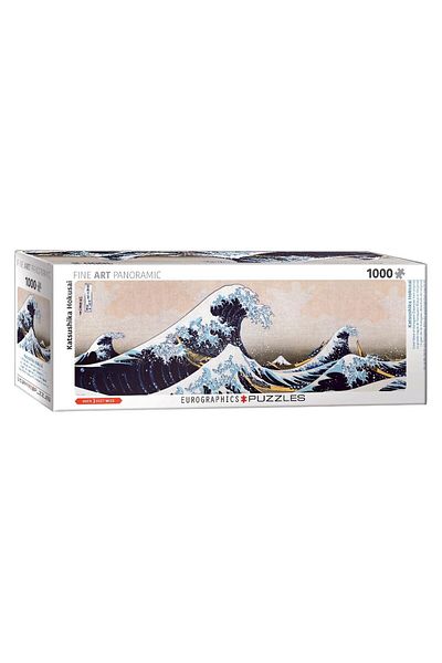 Eurographics Eurographics panoramic puzzle - Great Wave of Kanagawa, 1000 pieces