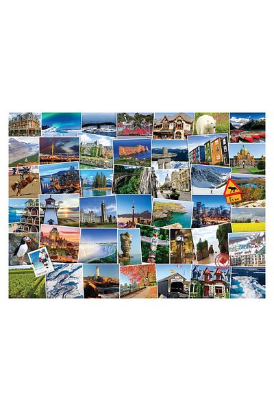 Eurographics Eurographics Puzzle - Globetrotter - Canada, 1000 pieces