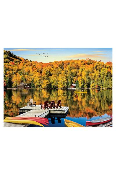 Eurographics Eurographics Puzzle - Lakeside Cottage Quebec, 1000 pieces