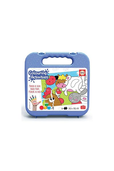 EDUCA Educa coloring puzzle - Farm Animals Coloring Puzzle, 20 pieces