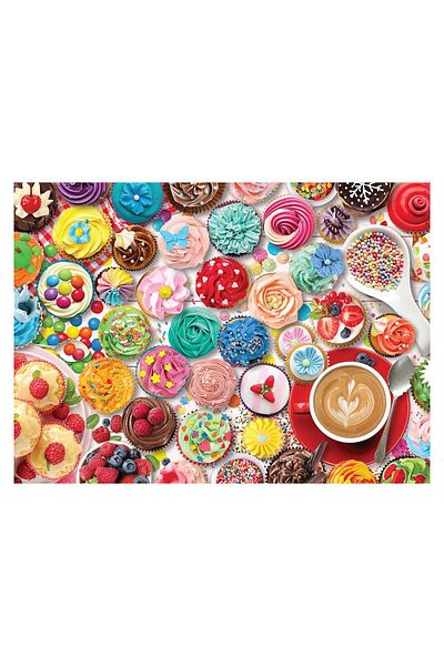 Eurographics Puzzle 1000 piese Eurographics - Metal Box - Cupcake Party