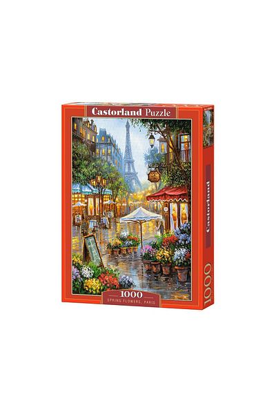 Castorland Puzzle Castorland - Spring Flowers Paris, 1000 pieces