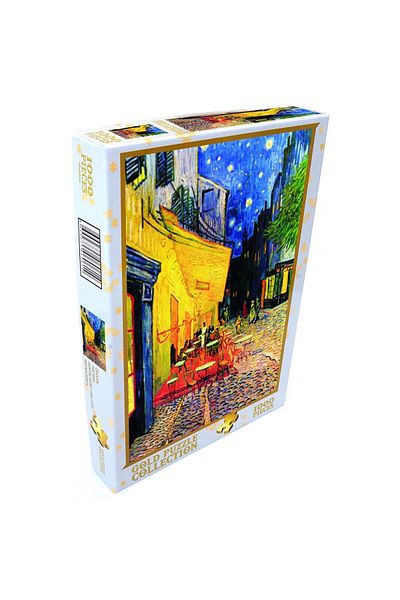 Gold Puzzle Puzzle Gold Puzzle - Vincent Van Gogh: Cafe Terrace at Night, 1000 piese