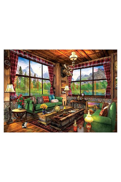 Eurographics Puzzle Eurographics - Dominic Davison: Cozy Cabin, 1000 pieces