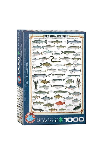Eurographics Puzzle Eurographics - Susswasserfische, 1000 pieces