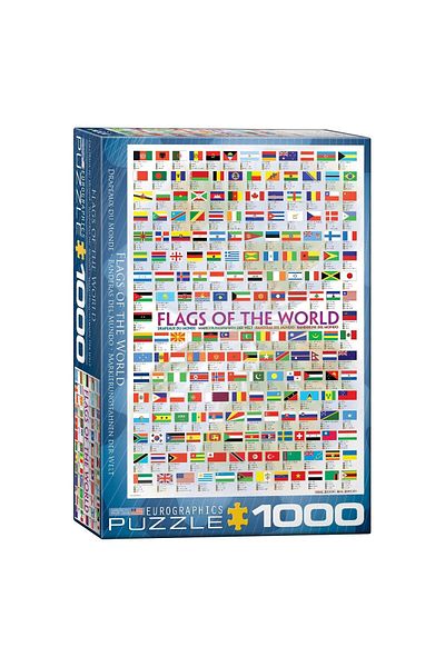 Eurographics Puzzle Eurographics - Flags of the World, 1000 pieces