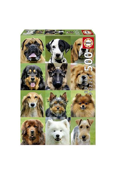 EDUCA Educa Puzzle - Dog collage, 500 pieces