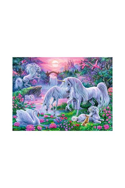 RAVENSBURGER Ravensburger Puzzle - Unicorns at Sunset, 150 pieces