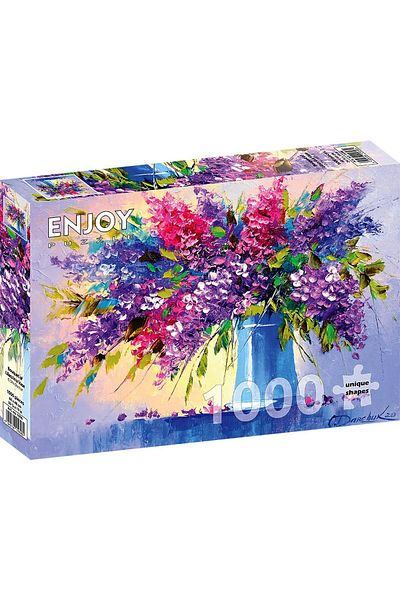 Enjoy Puzzle 1000 pieces ENJOY - Bouquet of Lilacs in a Vase
