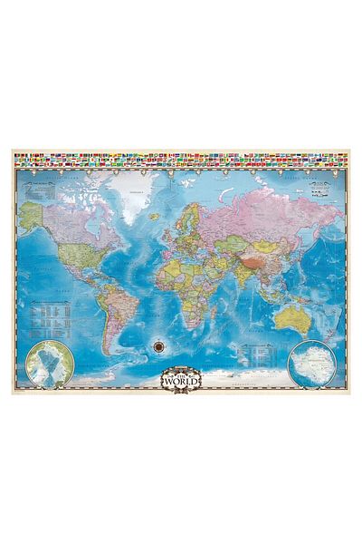 Eurographics Puzzle Eurographics - Map of the World, 1000 pieces
