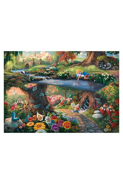 Schmidt Schmidt Puzzle - Thomas Kinkade: Disney, Alice In Wonderland, 1000 pieces