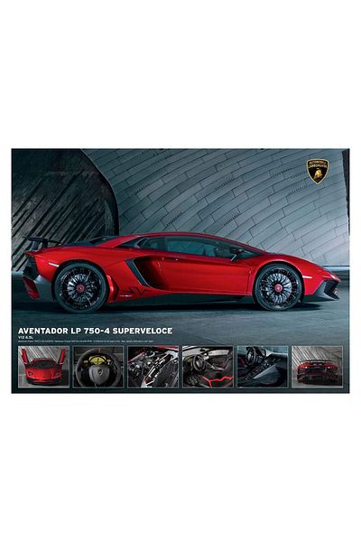 Eurographics Puzzle Eurographics - Lamborghini Aventador 750-4 SV, 1000 piese