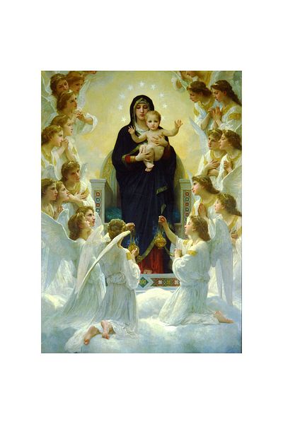 Enjoy Puzzle 1000 pieces Enjoy - William Bouguereau: The Virgin With Angels