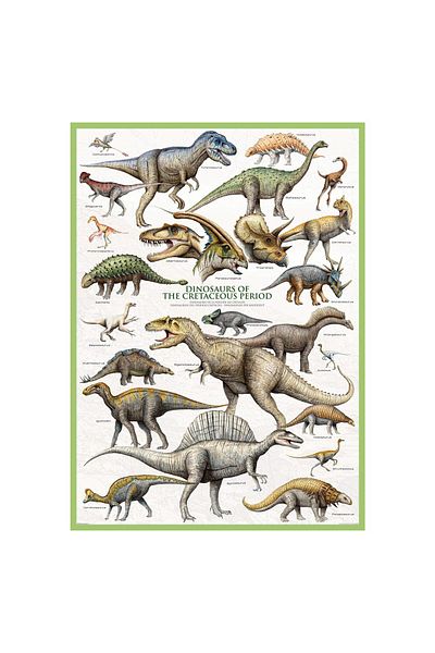 Eurographics Puzzle Eurographics - Dinosaurier der Kreidezeit, 1000 pieces