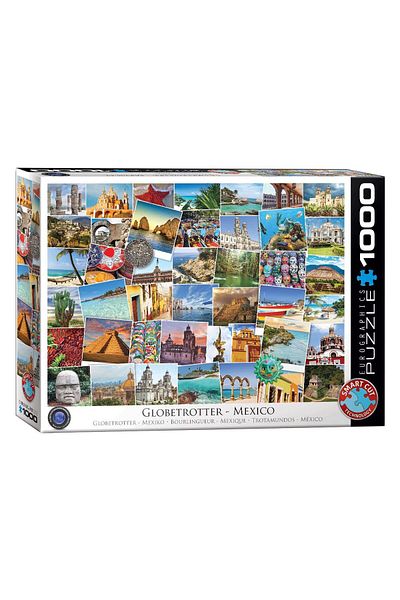 Eurographics Eurographics Puzzle - Globetrotter Mexico, 1000 pieces