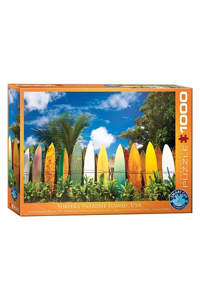 Eurographics Puzzle Eurographics - Das Paradies fur Surfer - Hawaii, 1000 pieces
