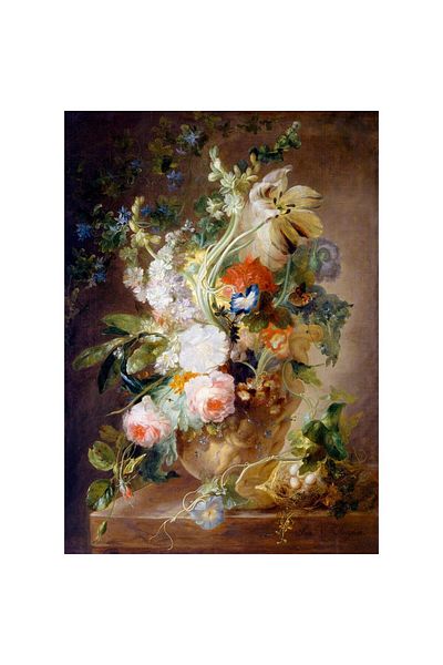 Enjoy Puzzle 1000 pieces Enjoy - Jan van Huysum: Vase with Flowers, Jan Van Huysum