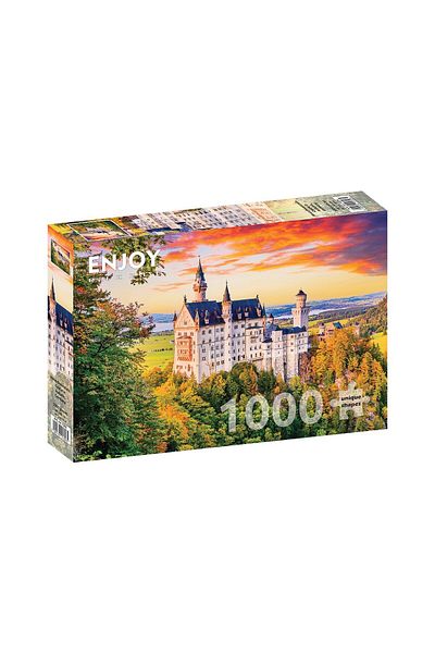 Enjoy Puzzle 1000 piese Enjoy - Neuschwanstein Castle in Autumn, Germany