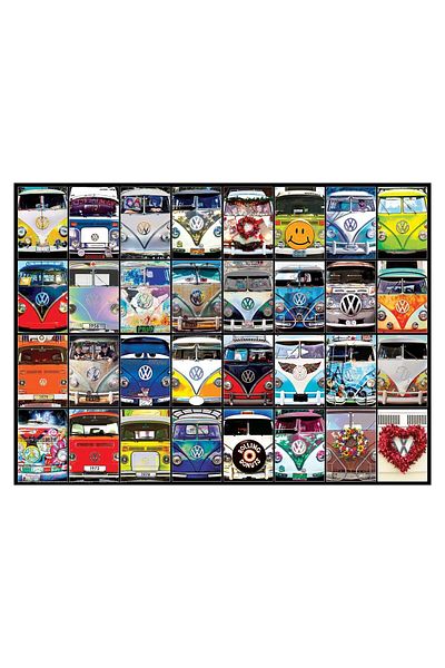 Eurographics Puzzle Eurographics - VW Bus - Cool Faces, 1000 pieces