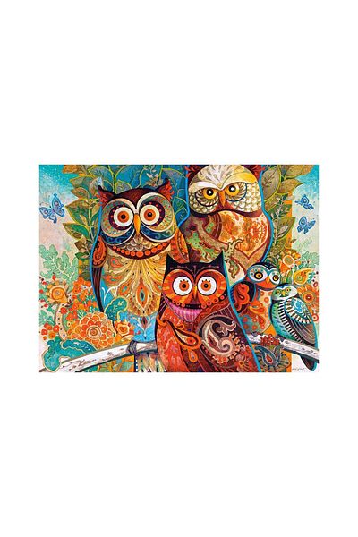 Castorland Puzzle Castorland - Owls, 2000 Pieces