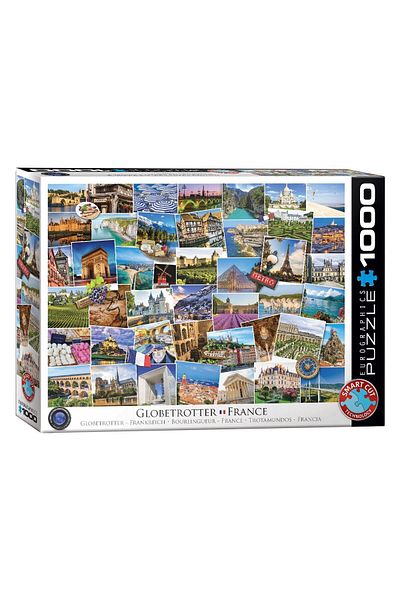 Eurographics Eurographics Puzzle - Globetrotter France, 1000 pieces