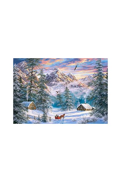 Castorland Puzzle Castorland - Mountain Christmas, 1000 pieces