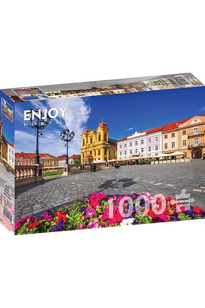 Enjoy Puzzle 1000 pieces Enjoy - Unirii Square, Timisoara