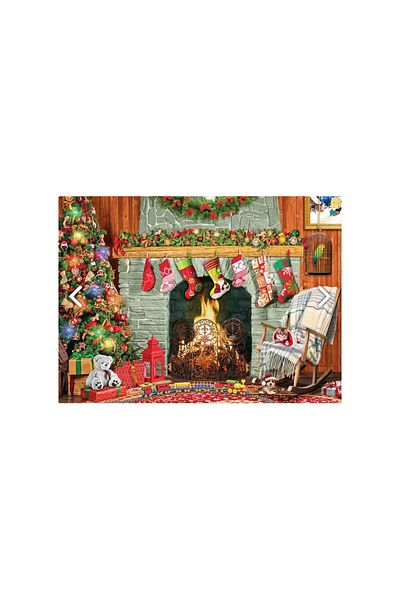 Eurographics Puzzle 500 pieces XXL Eurographics - Christmas by the Fireplace