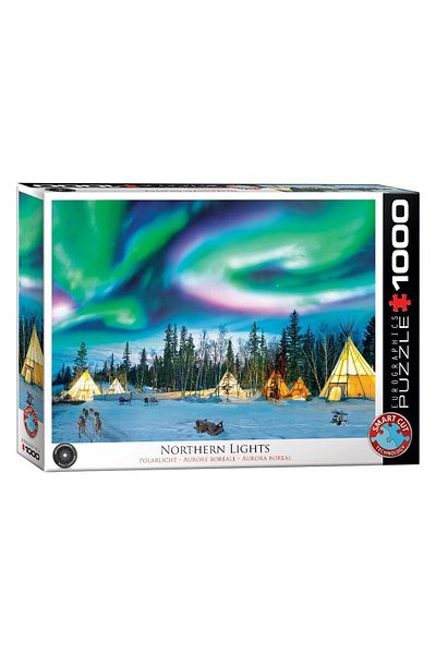 Eurographics Eurographics Puzzle - Northern Lights - Yellowknife, 1000 pieces