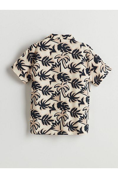 LC Waikiki New Season Regular Fit Printed Boy's Shirt - S5Fb95Z1