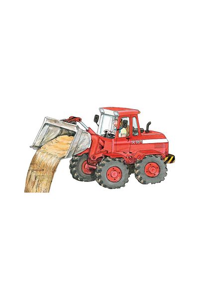 RAVENSBURGER Puzzle Ravensburger - Excavator, 15 piese