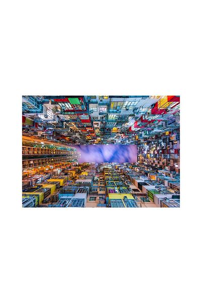 Enjoy Puzzle 1000 pieces Enjoy - Colorful Apartment Building, Hong Kong