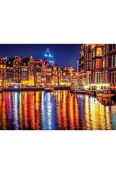 CLEMENTONI Clementoni Puzzle - Amsterdam by Night, 500 pieces