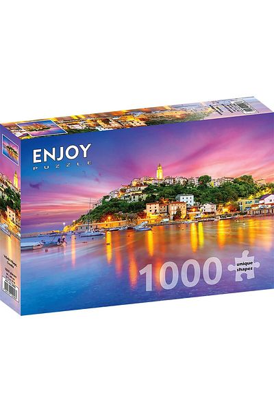 Enjoy Puzzle 1000 pieces ENJOY - Vrbnik Village, Croatia