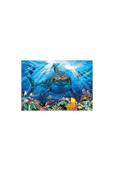 EDUCA Puzzle Educa - Great White Shark, 500 piese, include lipici