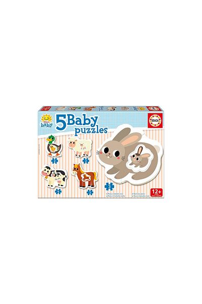 EDUCA Puzzle Educa - The Farm, 2/2/3/3/4 pieces
