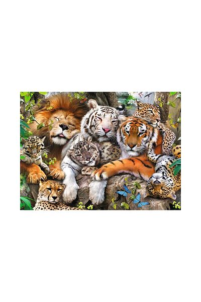 RAVENSBURGER Ravensburger Puzzle - Tigers, 200 Pieces